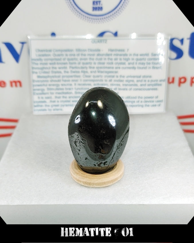 Hematite tumbled stone