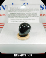 
              Hematite tumbled stone
            