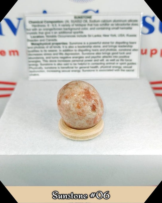 Sunstone tumbled Stone