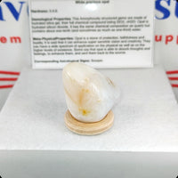 white opal tumbled stone