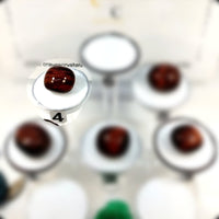 Red tiger eye tumbled stone
