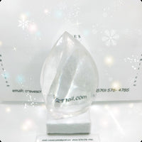 Clear Quartz Flame