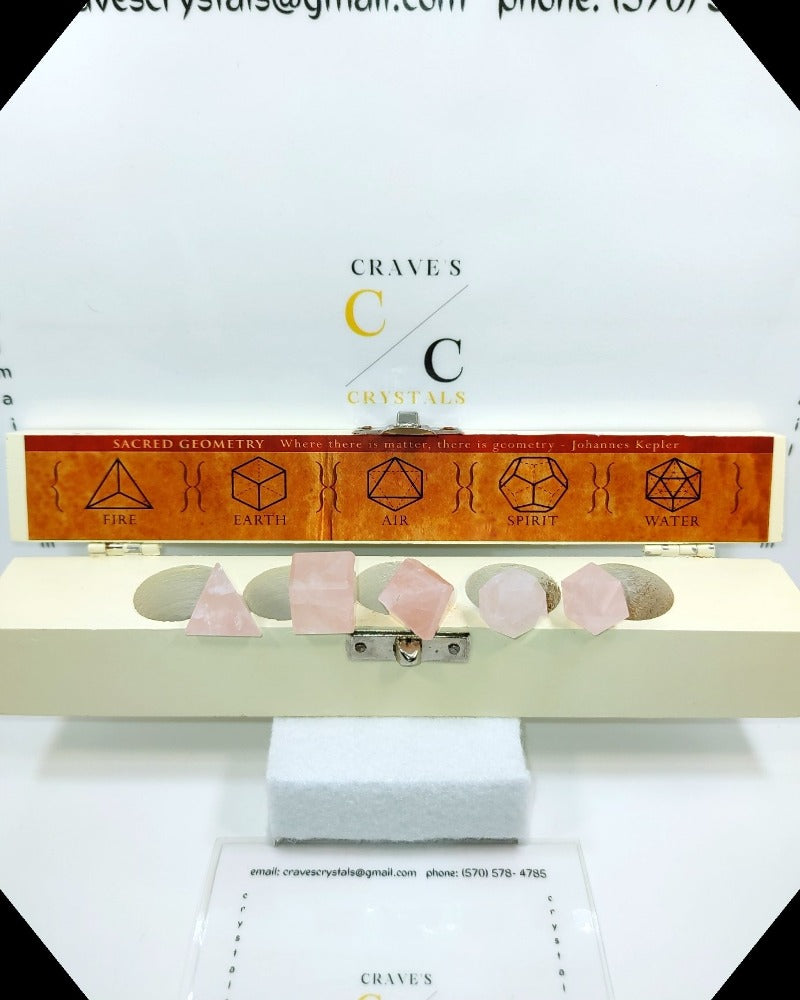 Sacred Geometry Crystal Set