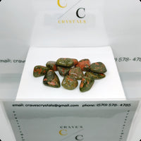 50g Unakite Tumbled Stones