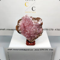 Pink Cobaltoan Calcite Cluster Morocco