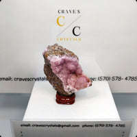 Pink Cobaltoan Calcite Cluster Morocco