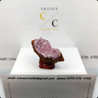 Pink Cobaltoan Calcite Cluster Morocco