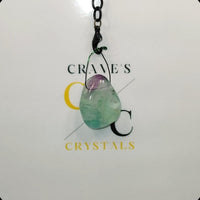 Fluorite Drop Bead Pendant