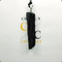 Raw Black Tourmaline Pendant