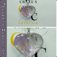 Amethyst Heart Pendant