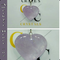 Amethyst Heart Pendant