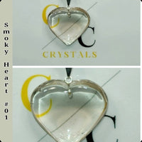 Smoky Quartz Heart Pendant