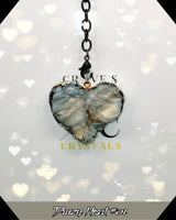 
              Druzy Heart Necklace Pendant
            