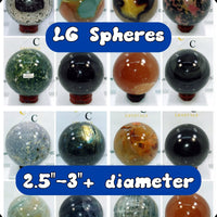 Spheres (Lg) 2.5" - 3"