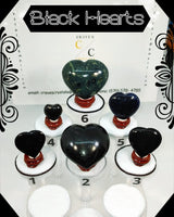 
              black stone hearts
            