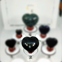 Black Tourmaline Heart