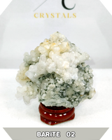 
              Barite Cluster with Quartz, Pyrite and Calcite
            