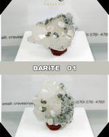 
              Barite Cluster with Quartz, Pyrite and Calcite
            