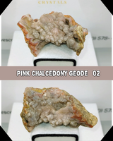 
              Pink Chalcedony Geode
            