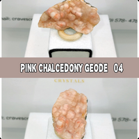 Pink Chalcedony Geode