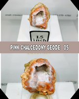 
              Pink Chalcedony Geode
            