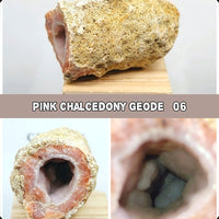 Pink Chalcedony Geode