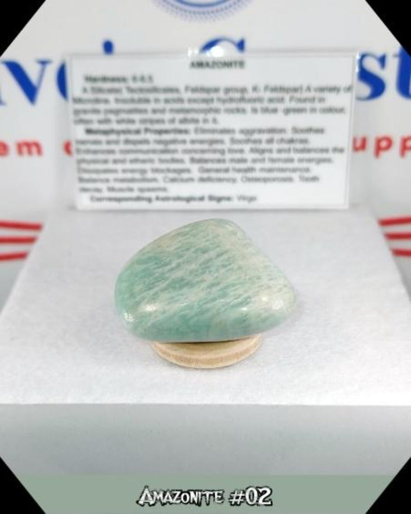 Amazonite (Lg) Type 2 Tumbled Stone