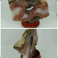 Agate Slab Pink White & Blue