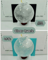 
              Quartz #01 - a very good quality quartz sphere. The size and clarity of this phenomenal sphere put it in a price range way beyond its listing price here. Here is a great opportunity to add a large piece to your collection for way under what many others are paying and only at Crave's low low price.
            